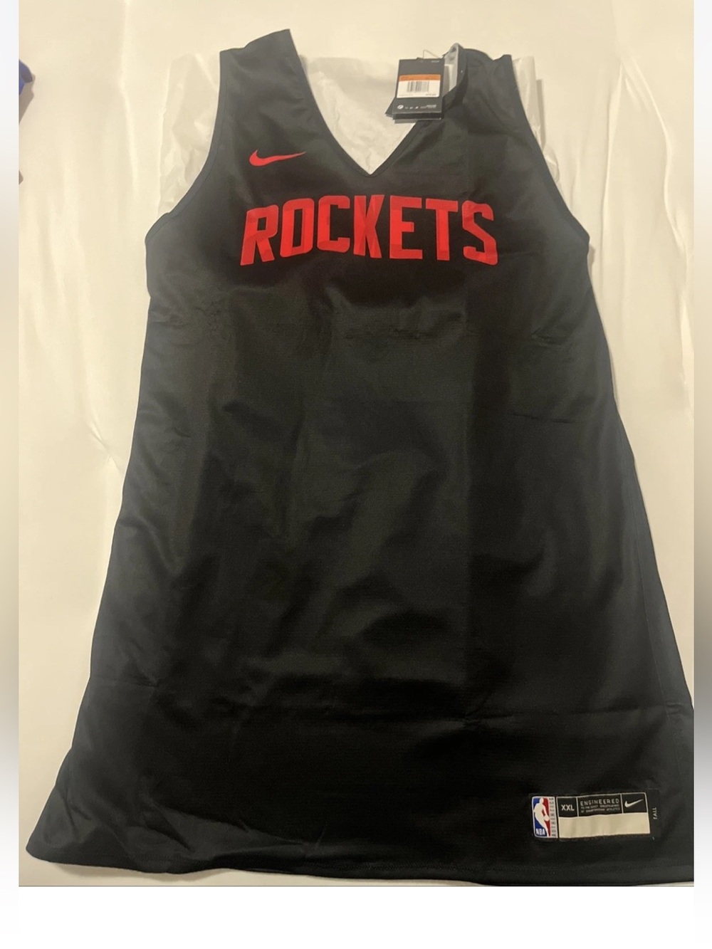 Nike Houston Rockets Practice Jersey  Reversible Team Issued 2XLT  3XLT